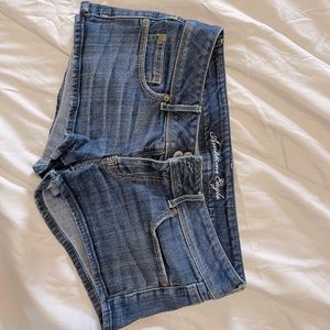American Eagle denim shorts.